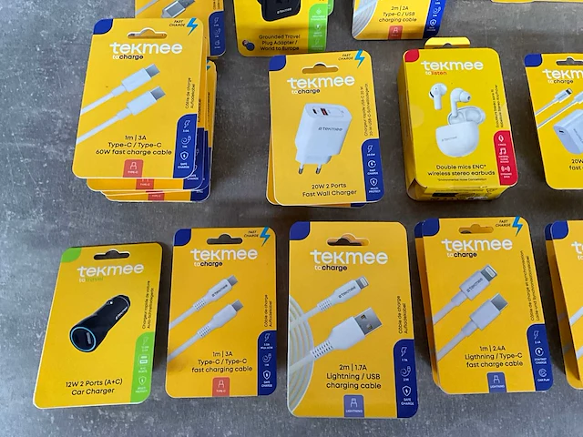 Tekmee mix kavel diverse telefoon kabels en accessoires - afbeelding 11 van  11