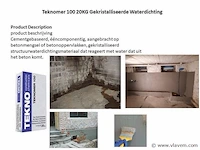 Teknomer 200, 27kg, gekristalliseerde waterdichting. - afbeelding 3 van  7