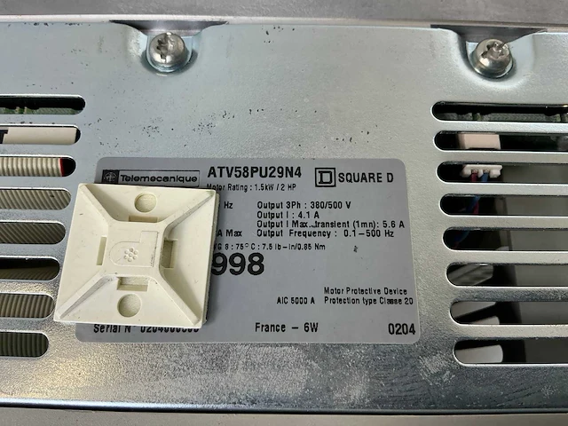 Telemecanique altivar 58 frequentieregelaar (2x) - afbeelding 5 van  6