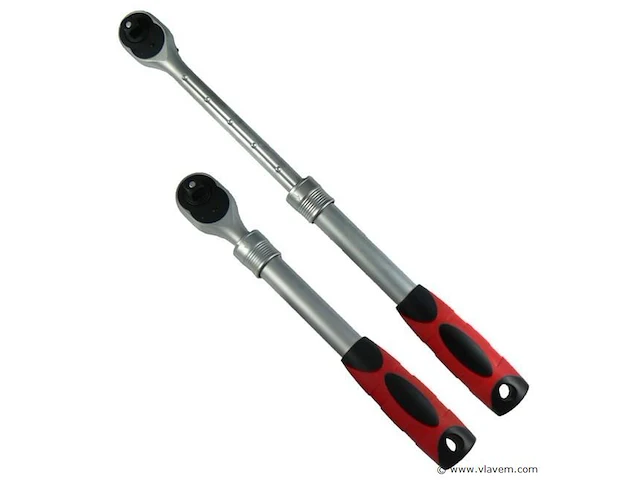 Telescoop ratel 1/2" stalhkaiser - afbeelding 1 van  1