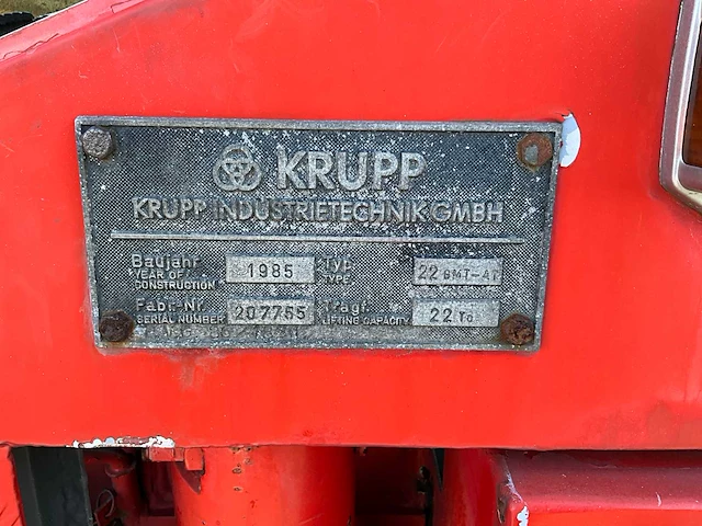Telescoopkraan krupp k25 t - afbeelding 11 van  36
