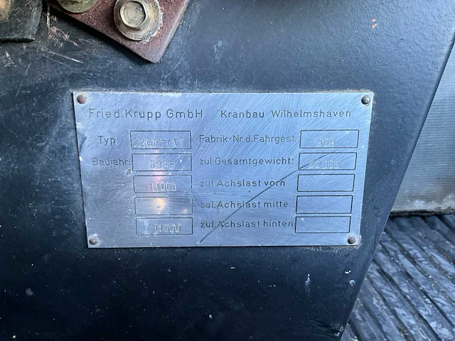 Telescoopkraan krupp k25 t - afbeelding 19 van  36