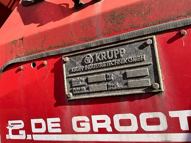 Telescoopkraan krupp k90 t - afbeelding 20 van  33