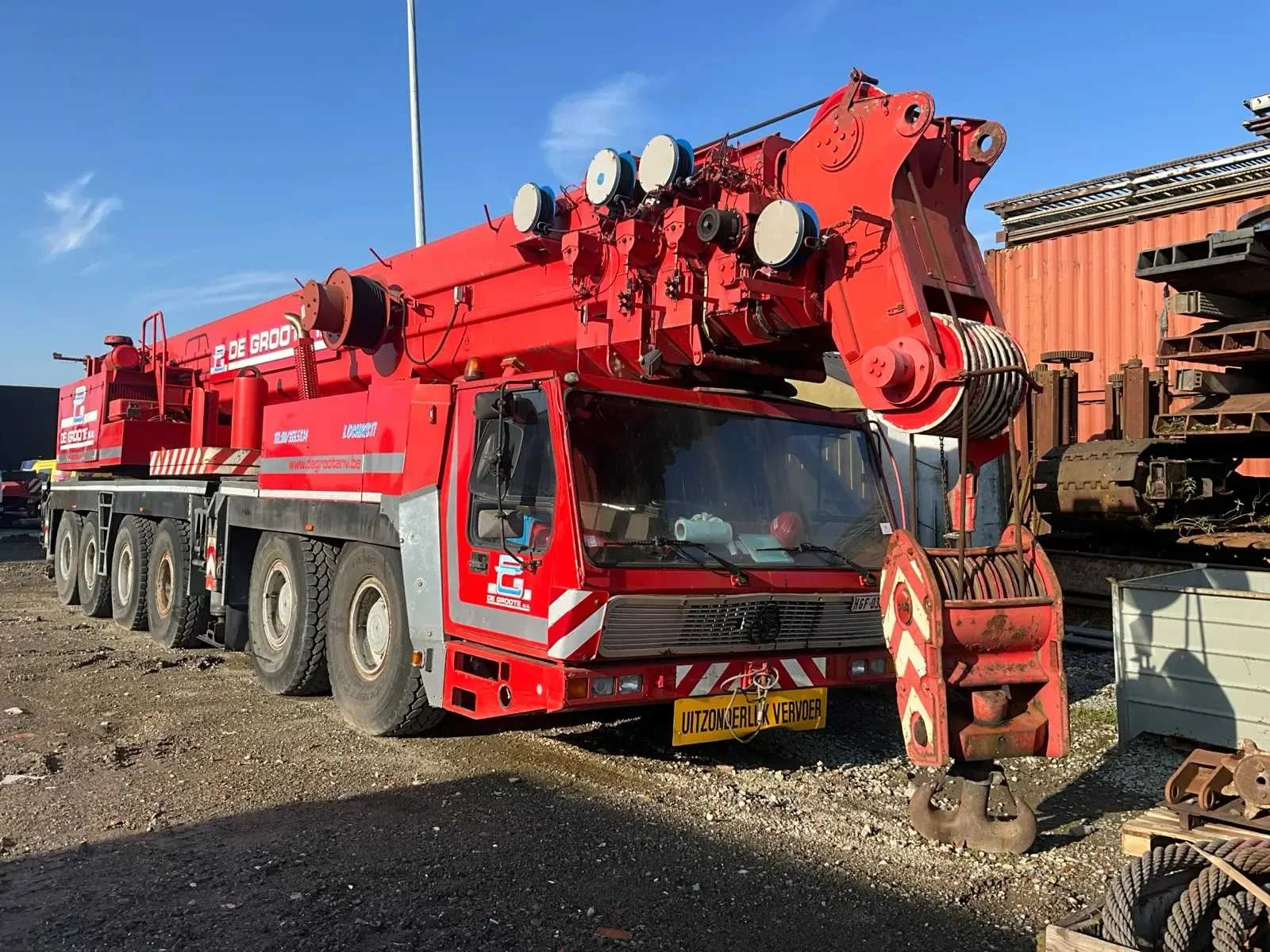 Telescoopkranen, handling & industrie wegens liquidatie