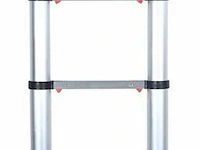Telescoopladder 3,80m zilver - afbeelding 7 van  8