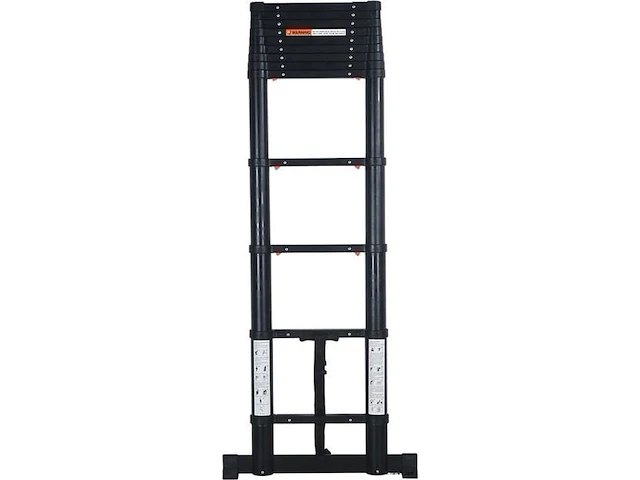 Telescoopladder 3,80m zwart - afbeelding 6 van  8