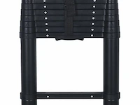 Telescoopladder 3,80m zwart - afbeelding 7 van  8