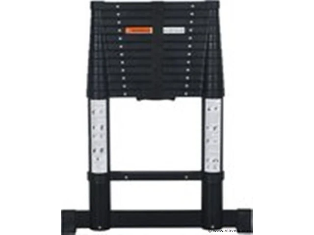 Telescoopladder 3,80m zwart - afbeelding 8 van  8