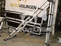 Telescoopladder dubbel 6 treden - afbeelding 2 van  3