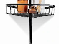 Telescopisch doucherek - zwart - afbeelding 1 van  3