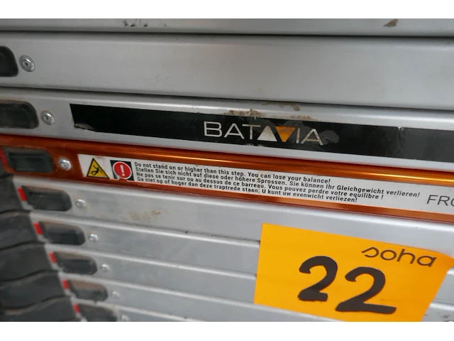 Telescopische ladder batavia - afbeelding 2 van  3