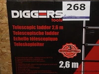 Telescopische ladder diggers - afbeelding 2 van  2