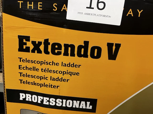 Telescopische ladder escalo extendo v - afbeelding 2 van  3