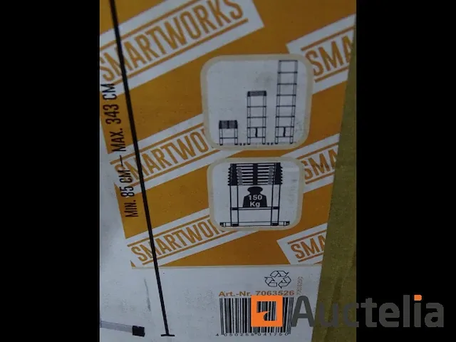 Telescopische ladder smartworks pbt-tl012 - afbeelding 4 van  4