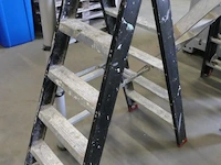 Telescopische ladder + tarpladder - afbeelding 2 van  4