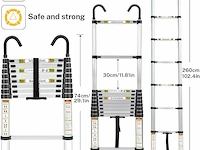 Telescopische ladder - afbeelding 3 van  4