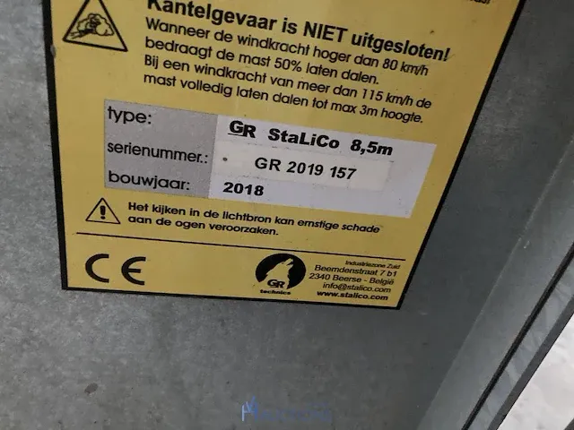 Telescopische lichtmast stalico - afbeelding 3 van  3