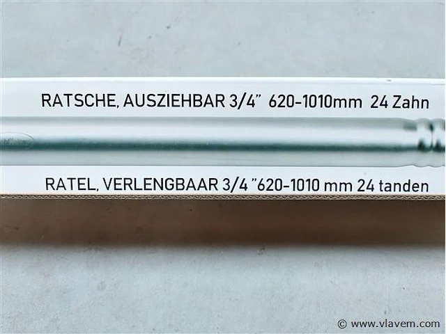 Telescopische ratel 3/4" tot 1010mm - afbeelding 5 van  7