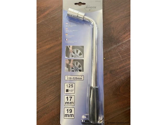 Telescopische wielmoersleutel - afbeelding 1 van  3