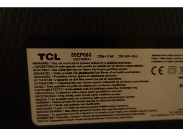Televisietoestel tcl - afbeelding 4 van  5