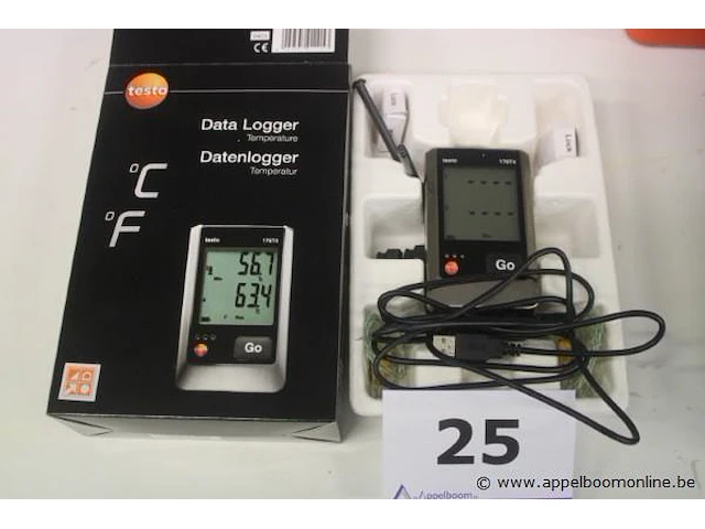 Temperatuur datalogger testo, 176t4 - afbeelding 1 van  3