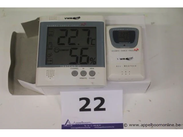 Temperatuur-vochtmeter vwr - afbeelding 1 van  3