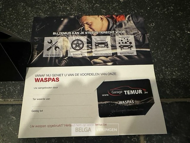 Temur wasstraat waspas t.w.v. 100 € (b) - afbeelding 1 van  6