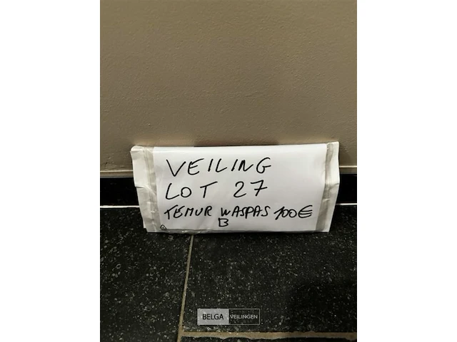 Temur wasstraat waspas t.w.v. 100 € (b) - afbeelding 6 van  6