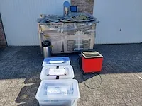 Tender one rvs bar verrijdbaar