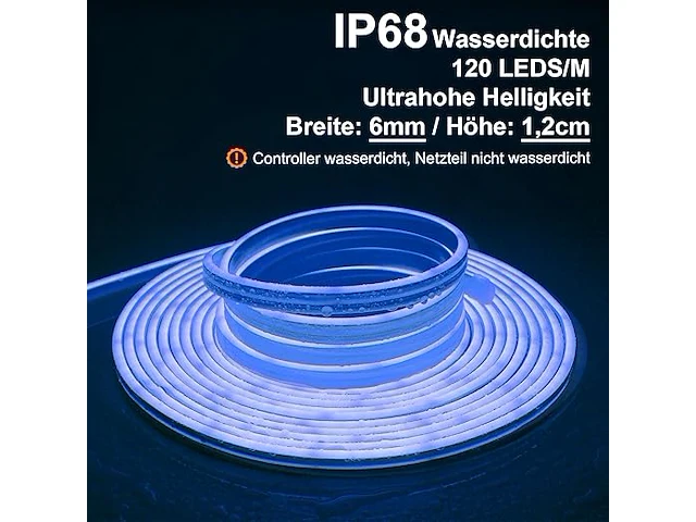 Tendist 10m bluetooth neon led-strip - afbeelding 3 van  5