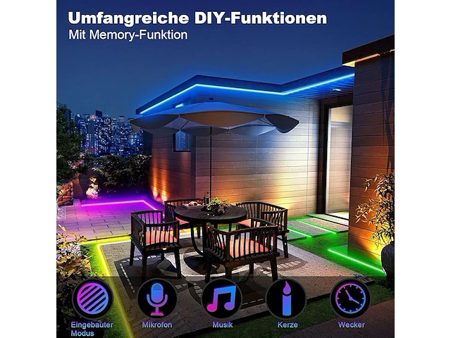 Tendist 25 m wifi rgb ledstrip - afbeelding 4 van  4