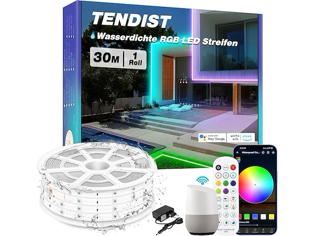 Tendist 30 m ledstrip voor buiten - afbeelding 1 van  6