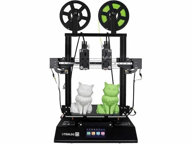 Tenlog tl-d3 pro zwart 3d printer - afbeelding 3 van  5