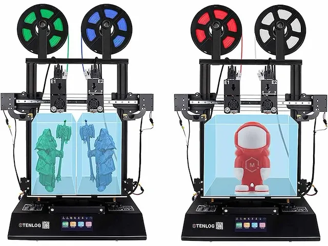 Tenlog tl-d3 pro zwart 3d printer - afbeelding 4 van  5