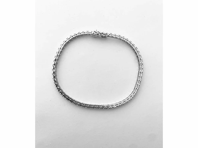 Tennisarmband met 60 natuurlijke diamanten (u03434) - afbeelding 5 van  9