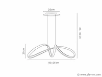 Tenshi 360 design armatuur zilver - afbeelding 6 van  8
