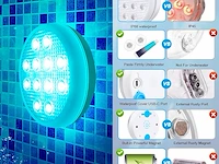 Tepenar oplaadbare onderwaterzwembadlamp - afbeelding 4 van  4