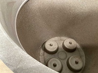 Teraplast plantenbak rond 45 cm, taupe (2x) - afbeelding 3 van  4