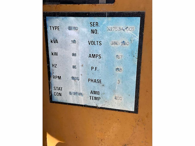 Terasaki ge110 stroomgenerator - afbeelding 5 van  16