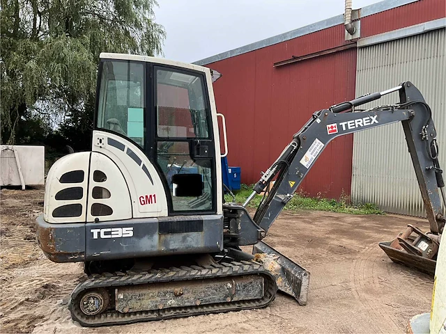 Terex tc 35 minigraafmachine - 2014 - afbeelding 16 van  19