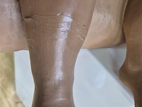 Terracotta beeld moeder met kind - afbeelding 6 van  6