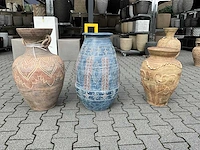 Terracotta bloempot (3x) - afbeelding 1 van  4