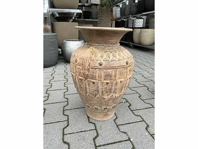 Terracotta bloempot (3x) - afbeelding 3 van  4