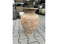 Terracotta bloempot (3x) - afbeelding 3 van  4