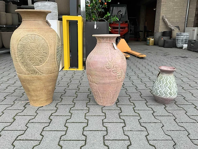 Terracotta bloempot (3x) - afbeelding 1 van  4