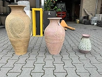 Terracotta bloempot (3x) - afbeelding 1 van  4