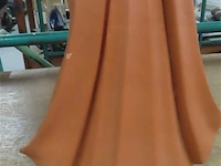Terracotta mariabeeld, gesigneerd, 42cm - afbeelding 3 van  5