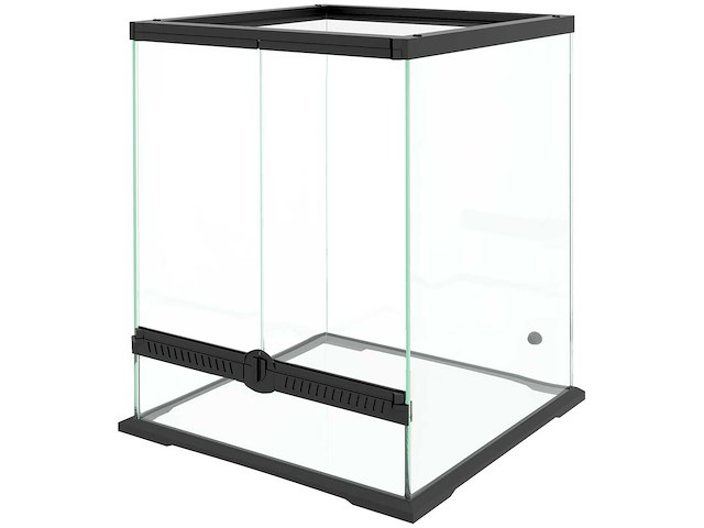 Terrarium, glazen kast -afsluitbaar -kabelbeheer - afbeelding 3 van  8