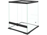 Terrarium, glazen kast -afsluitbaar -kabelbeheer - afbeelding 3 van  8