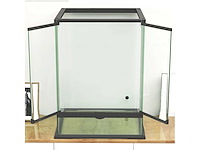 Terrarium, glazen kast -afsluitbaar -kabelbeheer - afbeelding 6 van  8